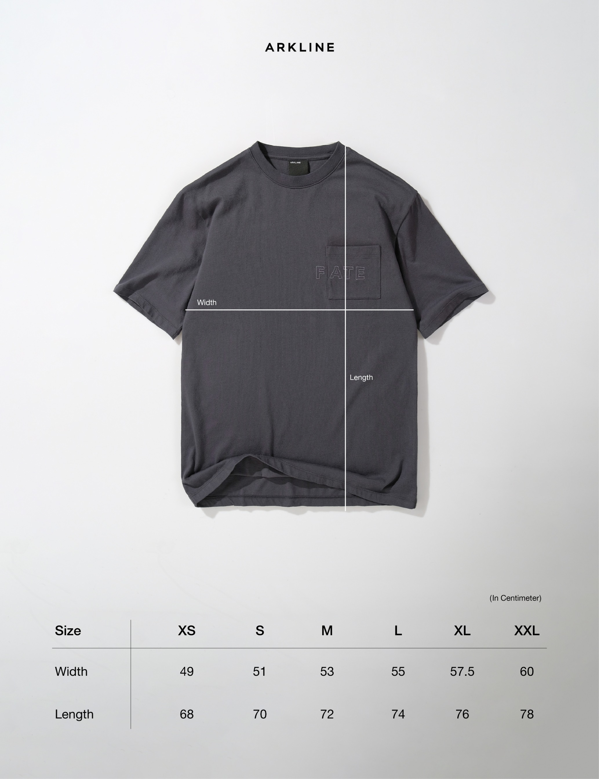 Words of Life "FATE" Shadow Grey T-shirt