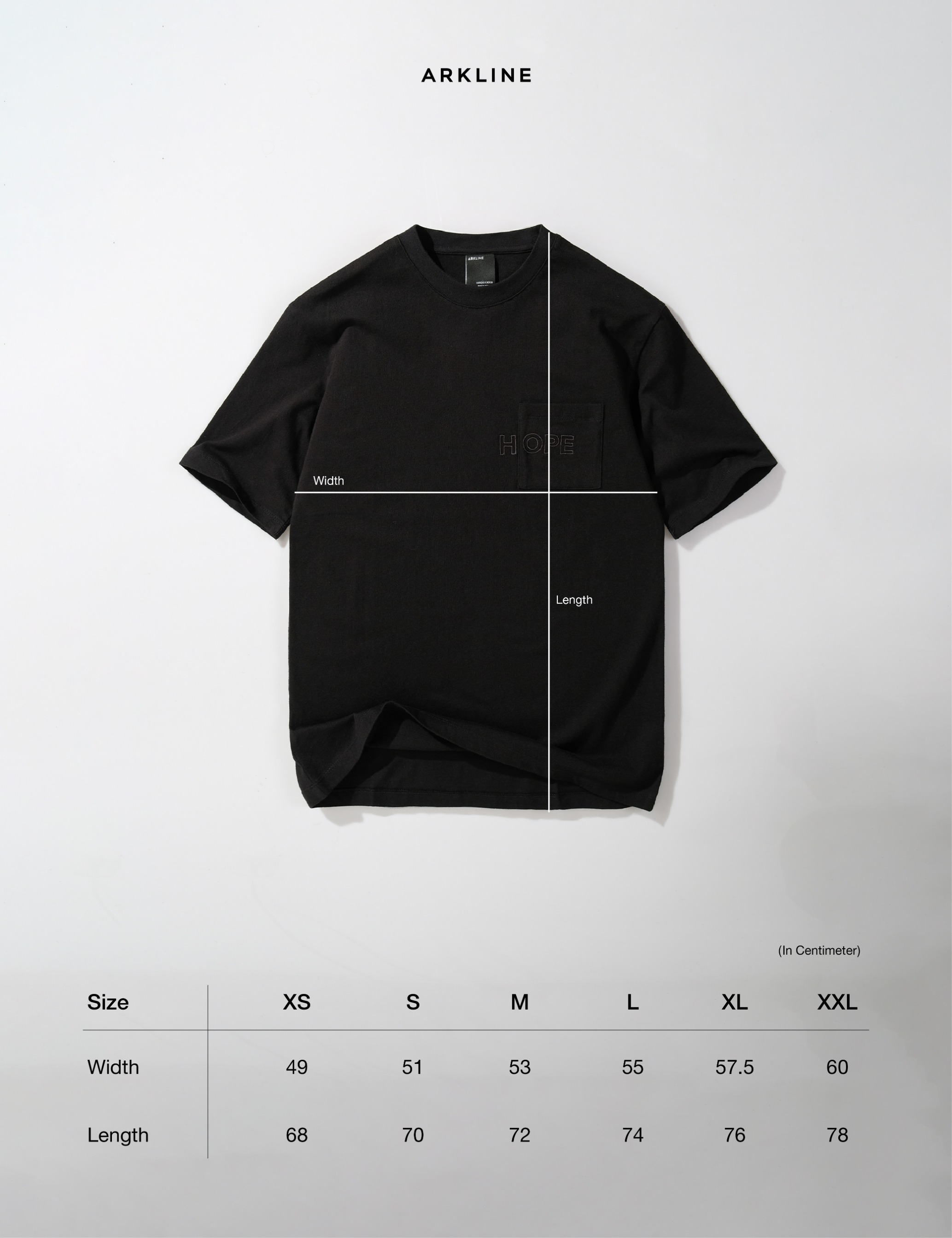 Words of Life "HOPE" Obsidian Black T-shirt