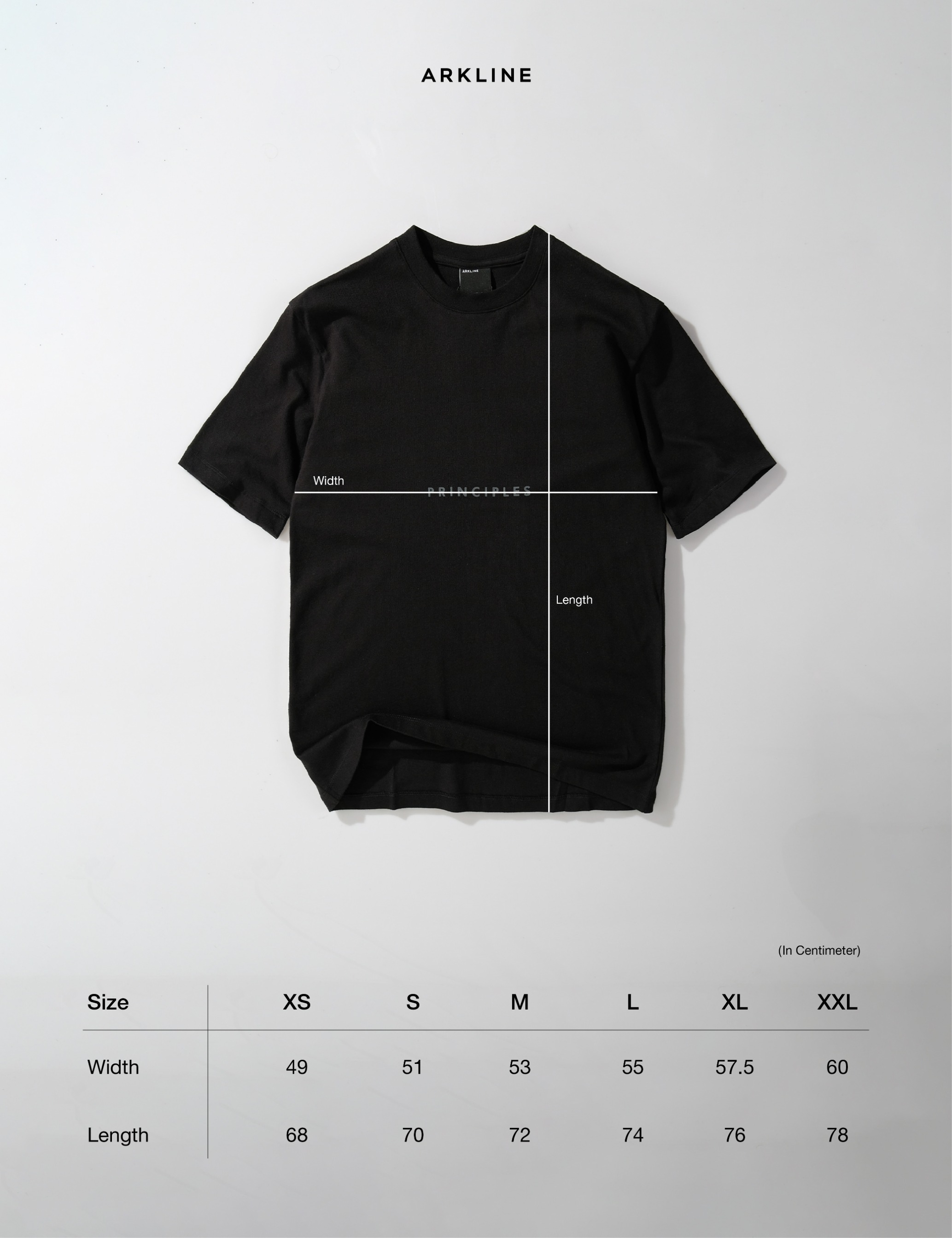 Arkline Principles Tshirt Black