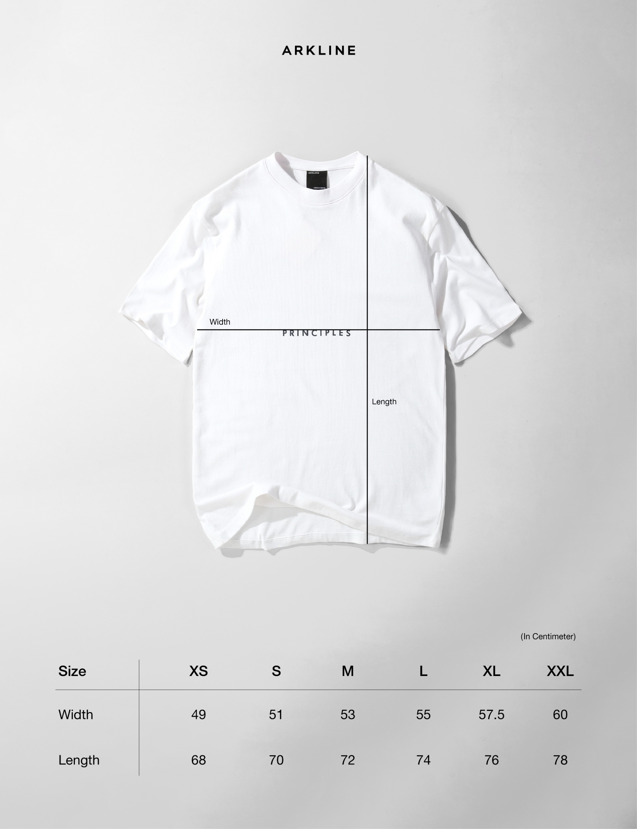 Arkline Principles Tshirt White
