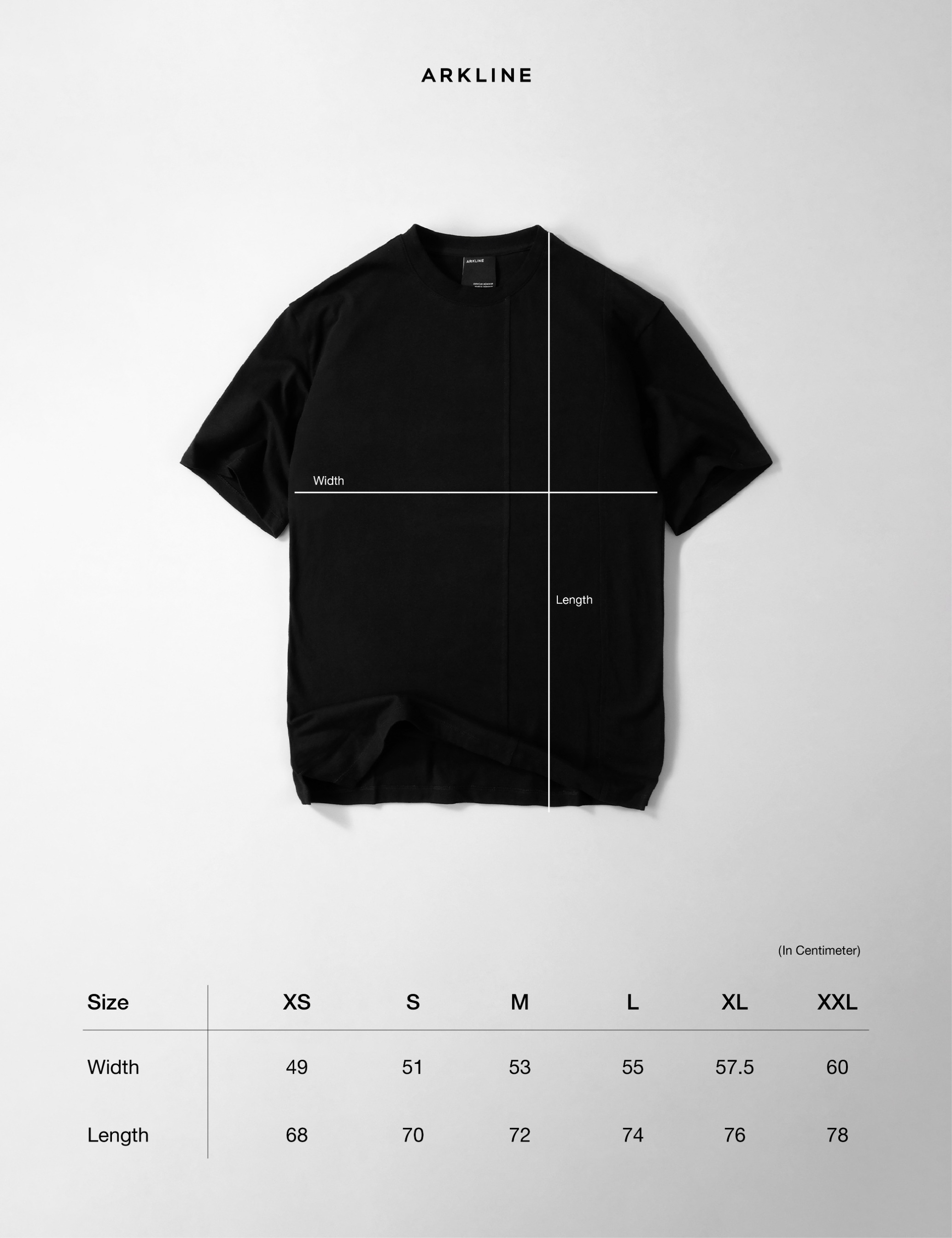 Arkline Tack Obsidian Black T-Shirt 
