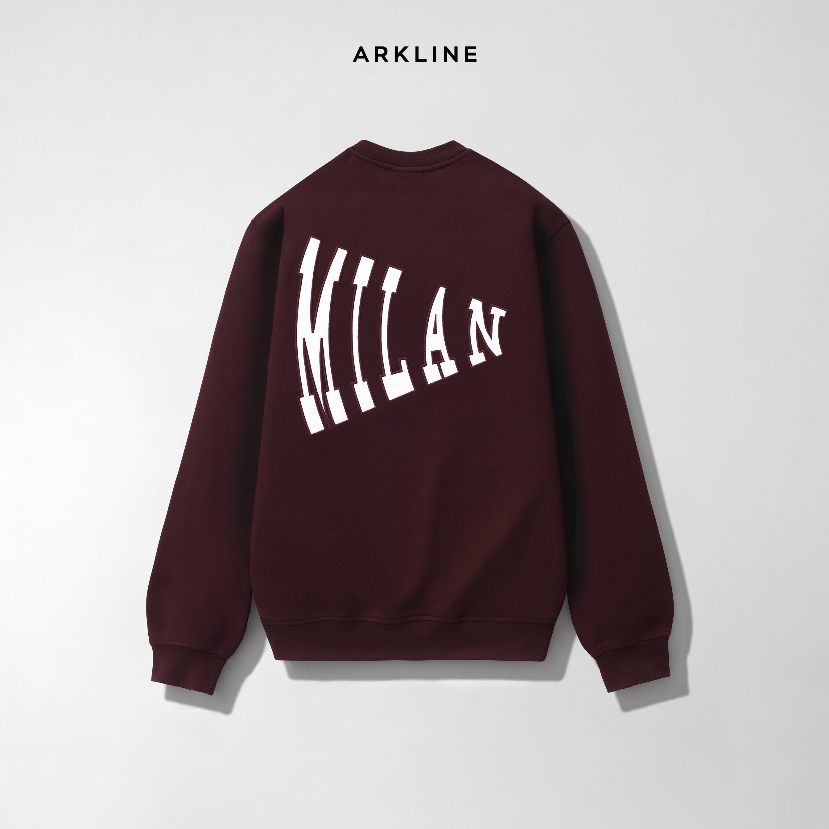 Arkline Collage Milan Sweatshirt Maroon