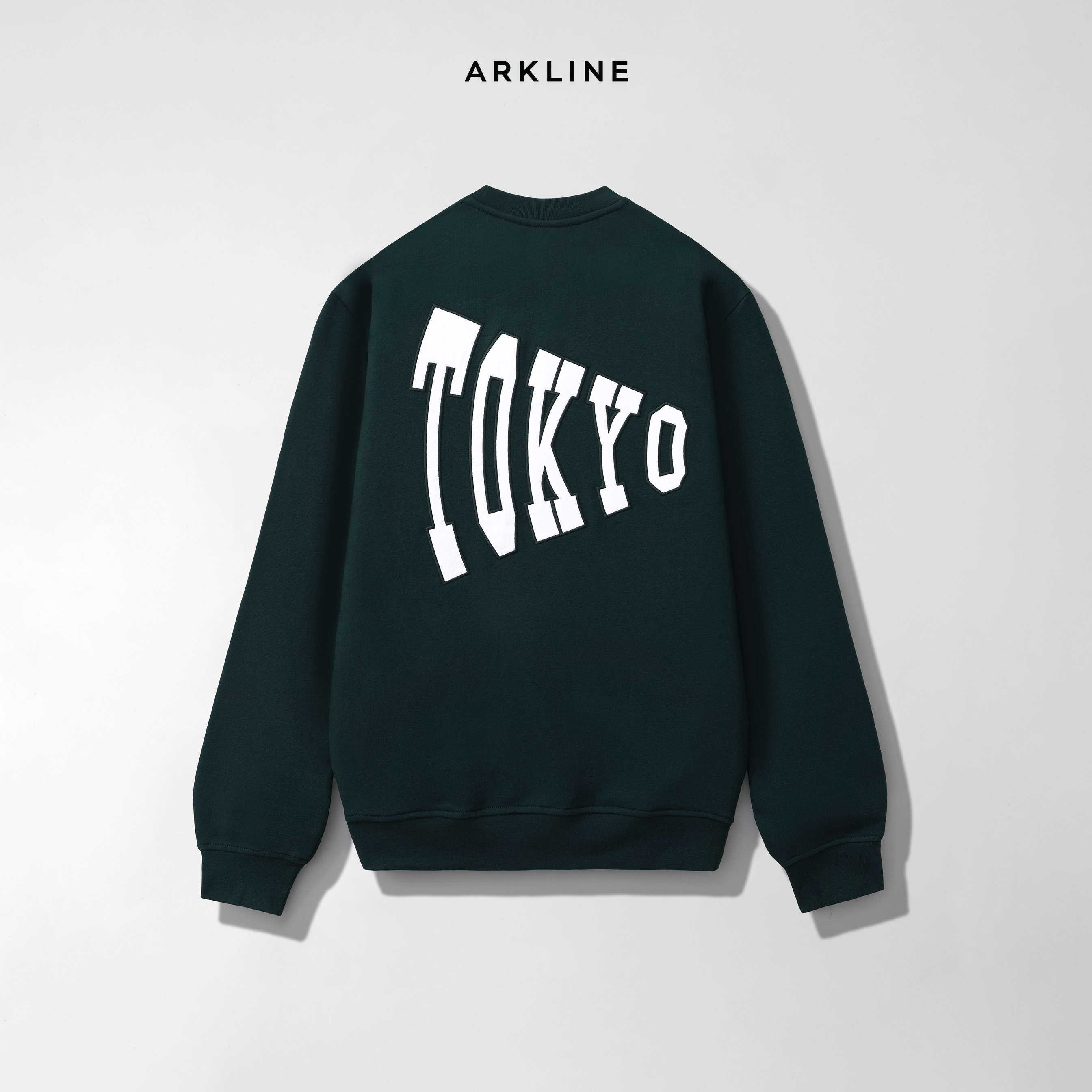 Arkline Collage Tokyo Sweatshirt British Green