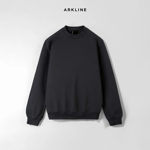 Image of Base Solid Sweatshirt Dark Grey