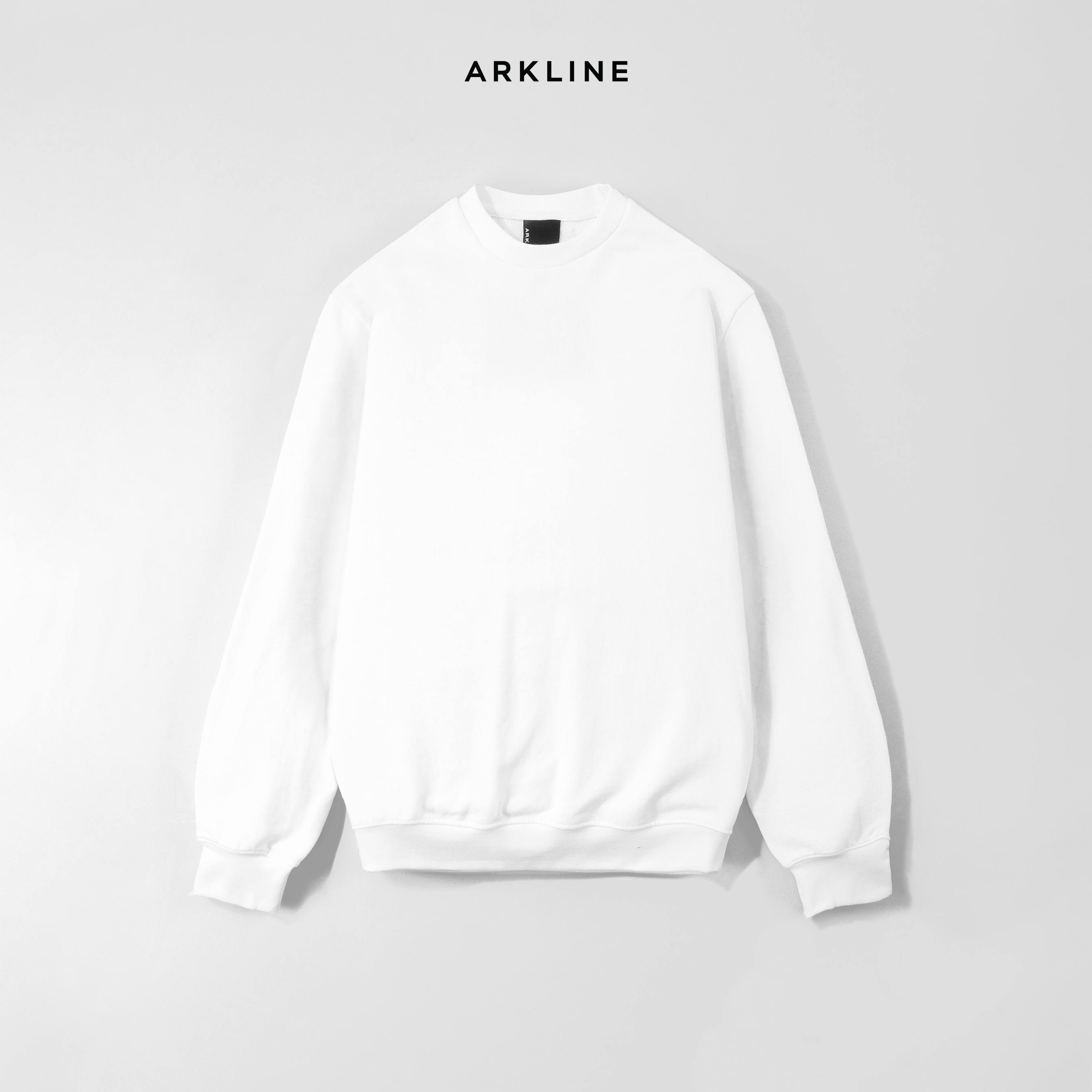 Base Solid Sweatshirt White