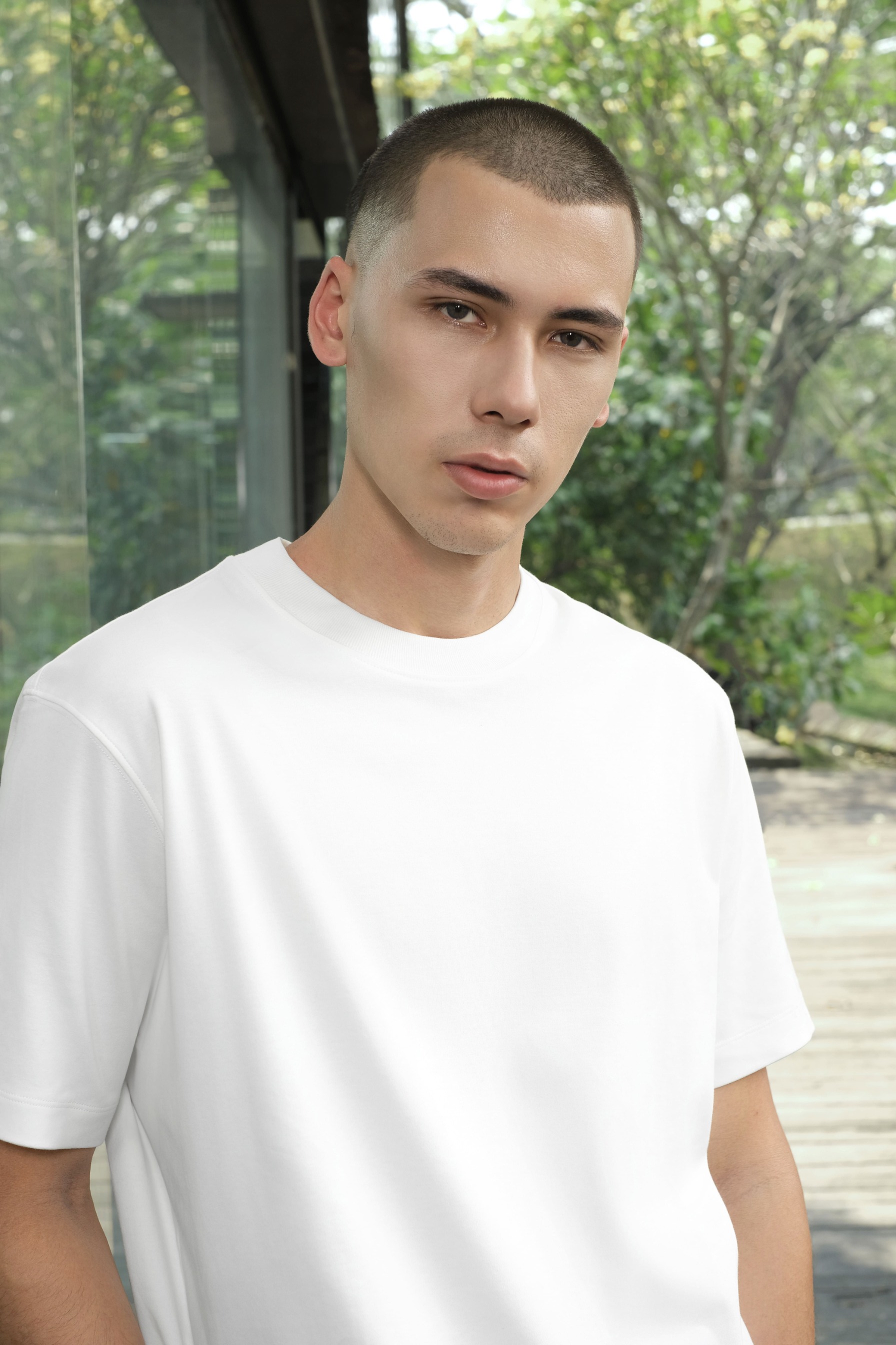 Arkline Finest Regular Fit T-Shirt Offwhite