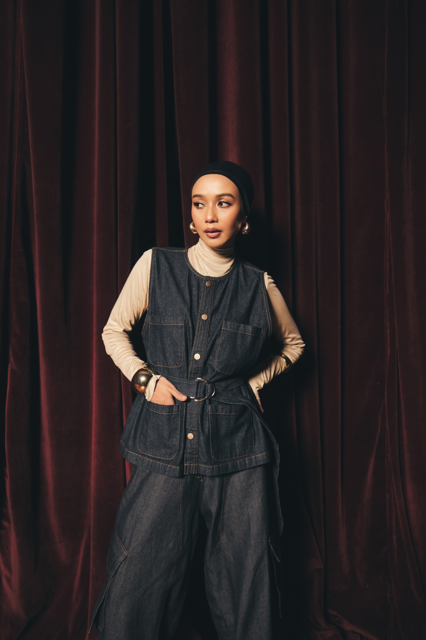 Varra Vest Denim Navy
