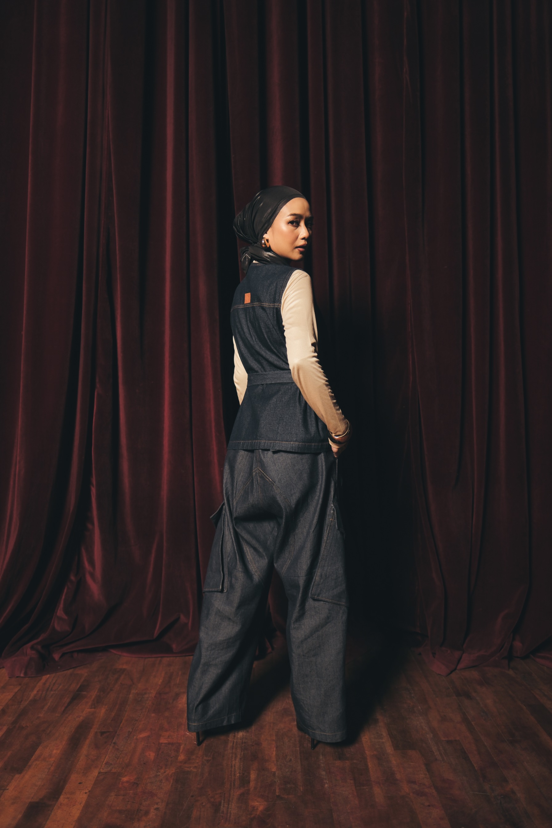 Varra Vest Denim Navy