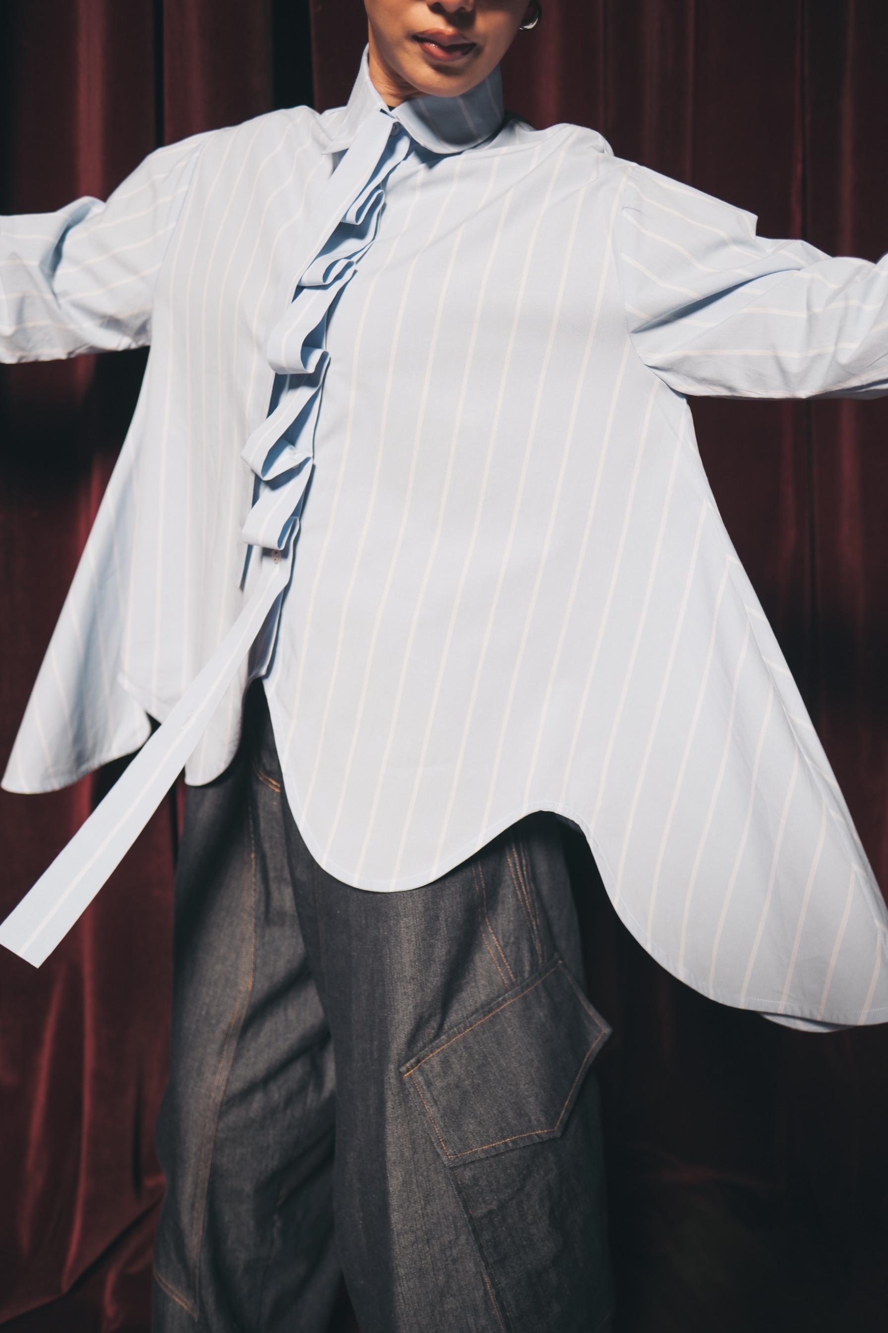 Vilo Stripe Shirt Blue