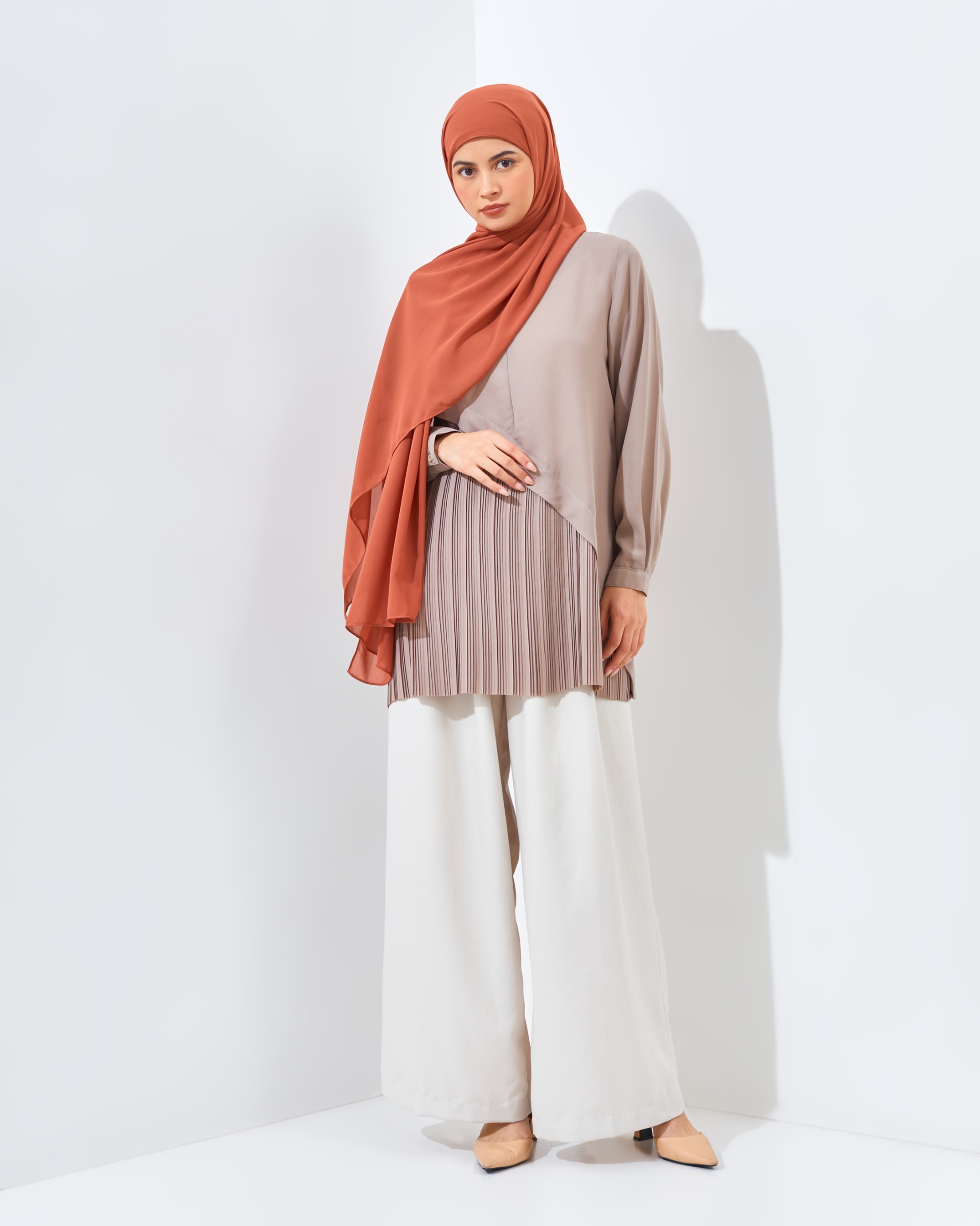 Pashmina Instant Coral