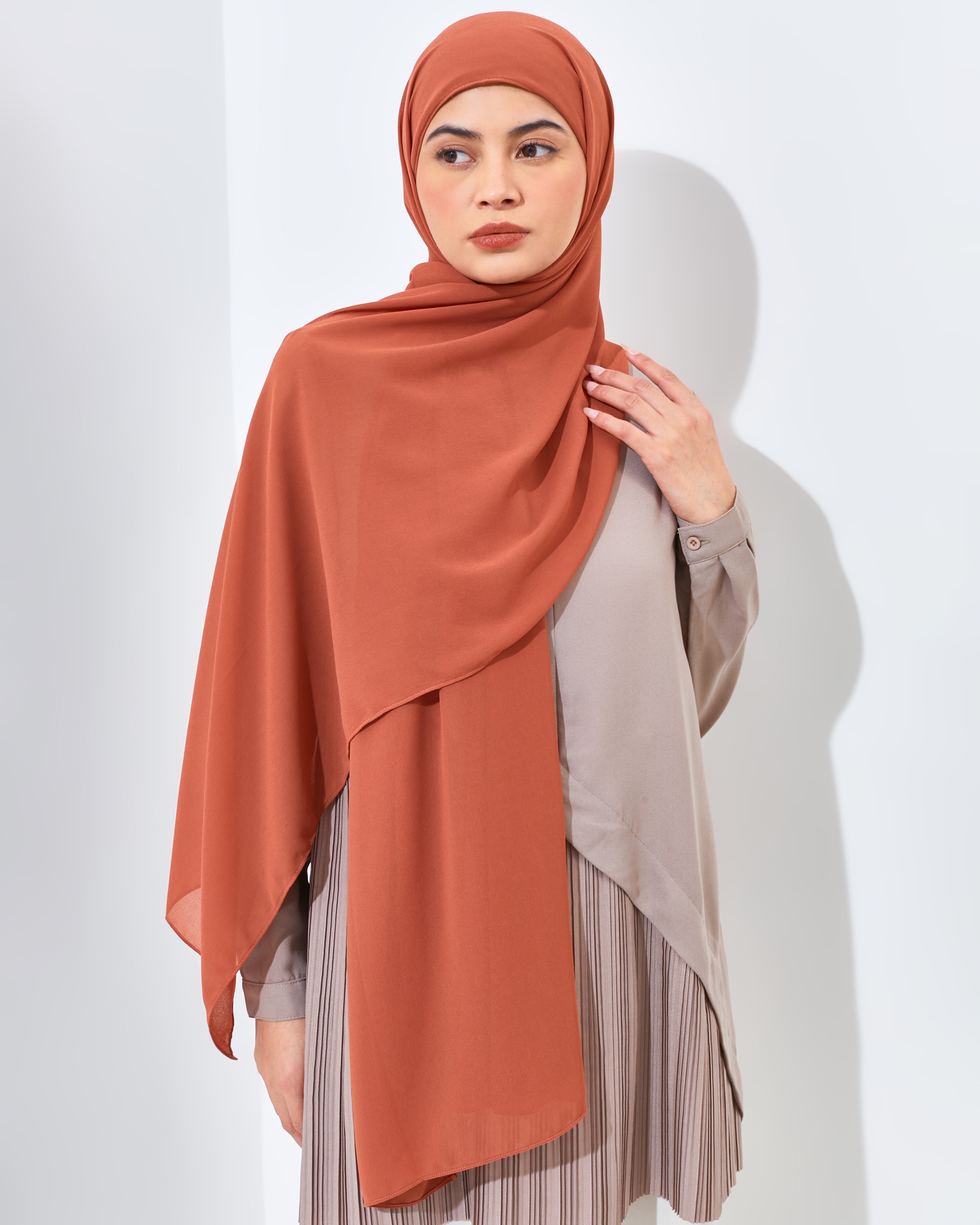 Pashmina Instant Coral