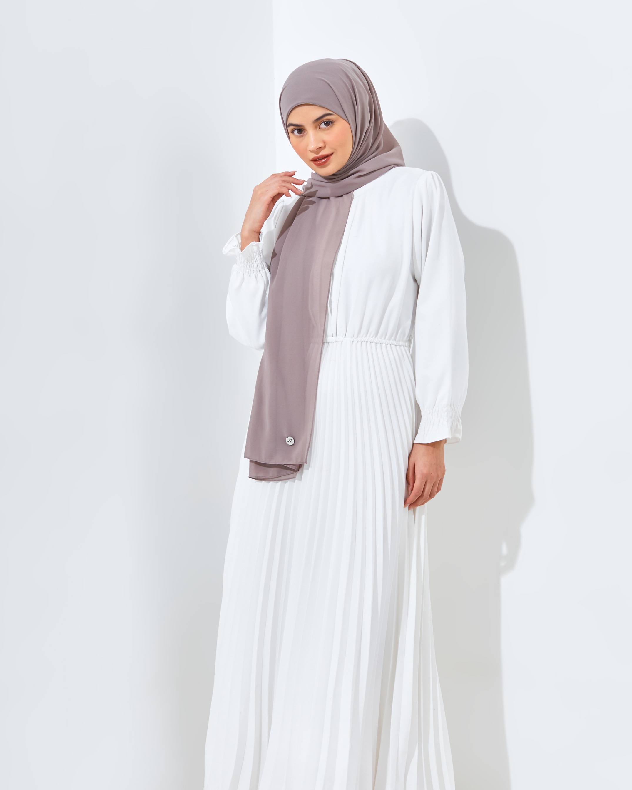 Pashmina Instant Taupe Grey