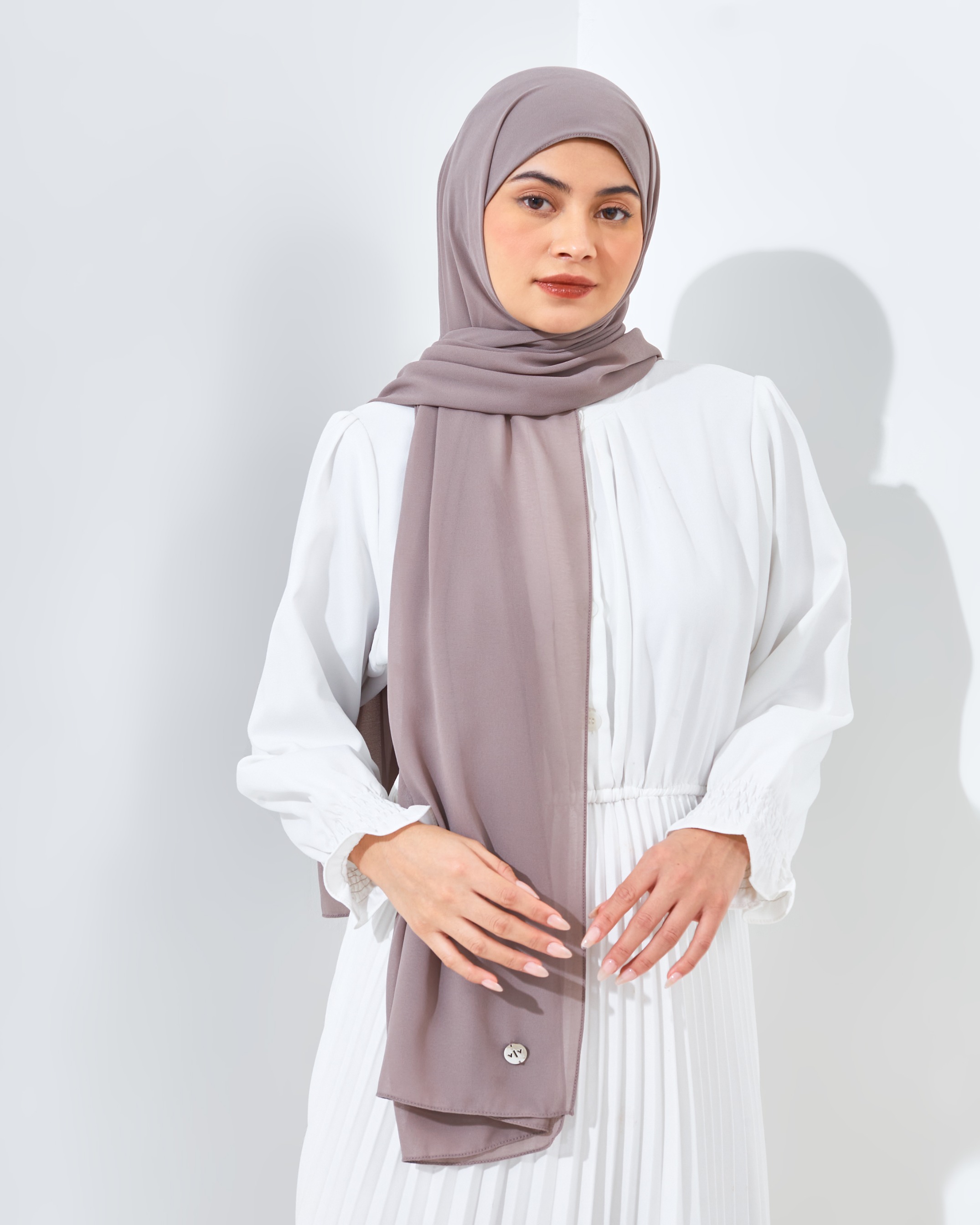 Pashmina Instant Taupe Grey