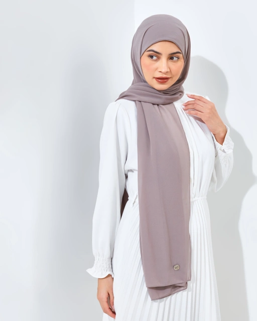 Image of Pashmina Instant Taupe Grey
