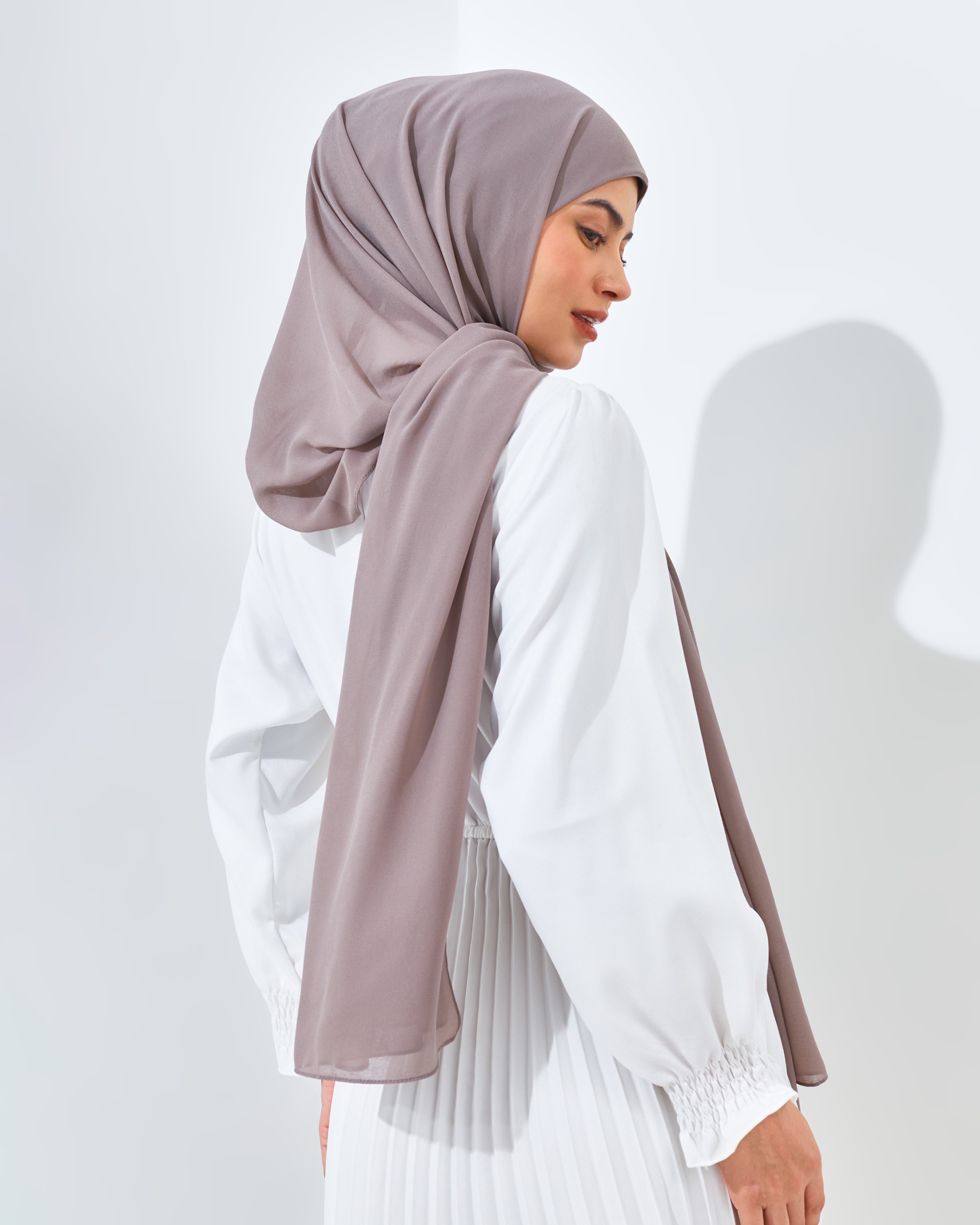Pashmina Instant Taupe Grey