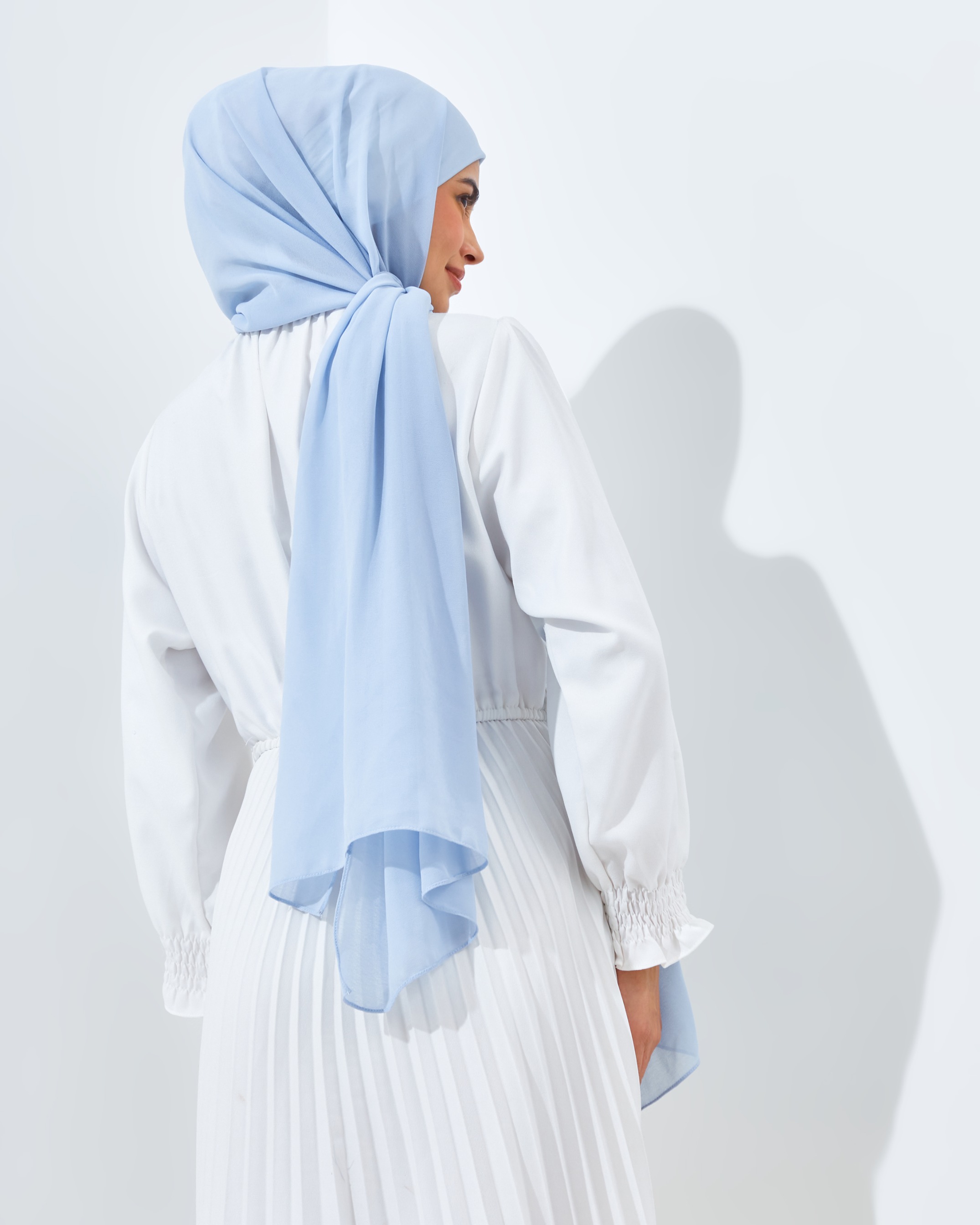 Pashmina Instant Soft Blue
