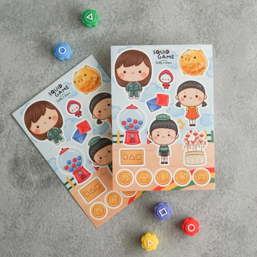 Image of Squidgame Sticker Set