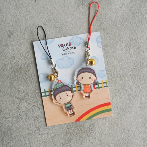 Image of Squidgame Couple Phone Charm