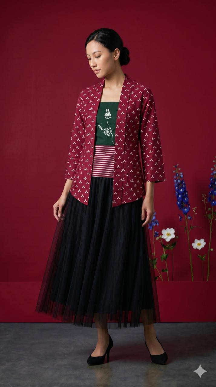 Asoka Top 160 ( Red Maroon )