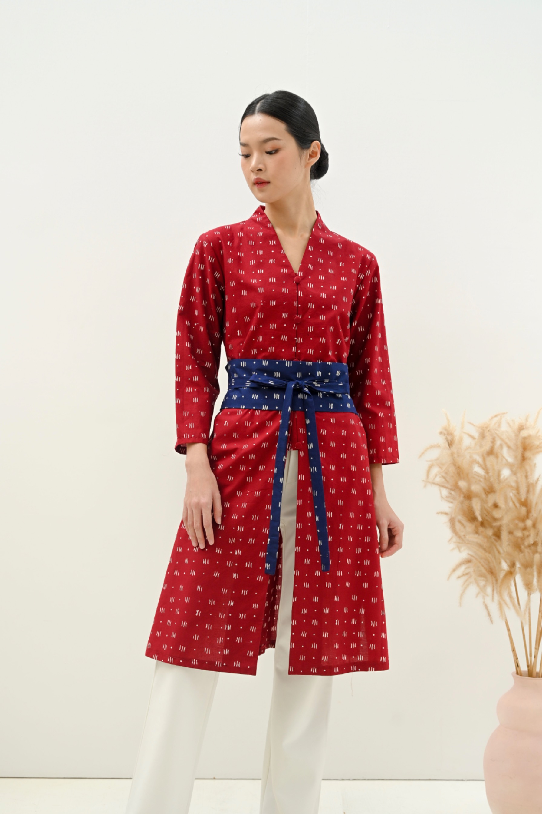 Kirani Tunik 18 ( Red Maroon )