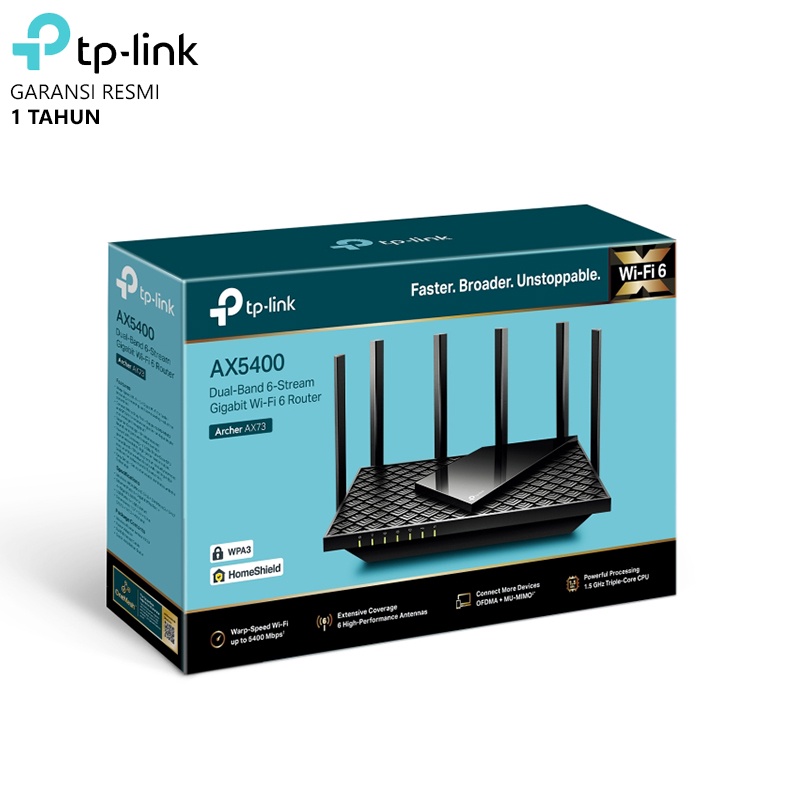 TP-Link Archer AX73 AX5400 Dual-Band Gigabit Wi-Fi 6 Router
