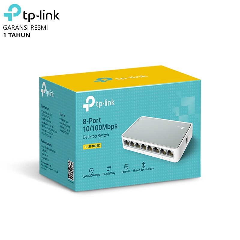 TP-Link TL-SF1008D 8-Port 10/100Mbps Desktop Switch