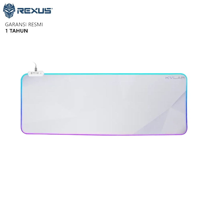 Rexus Kvlar TR2 Mousepad Gaming RGB White Edition
