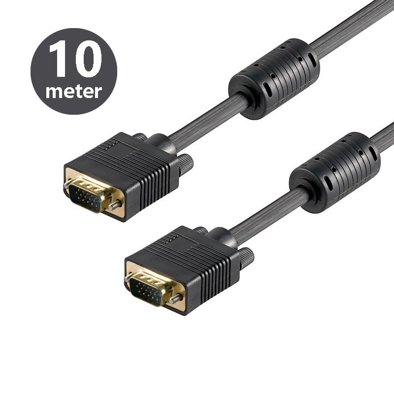 Mdisk Kabel VGA Gold Male to Male - 10 Meter