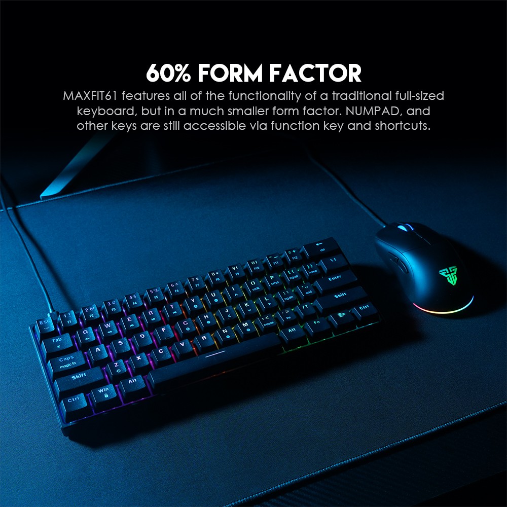 Fantech MAXFIT61 MK857 60% Keyboard Gaming Mechanical