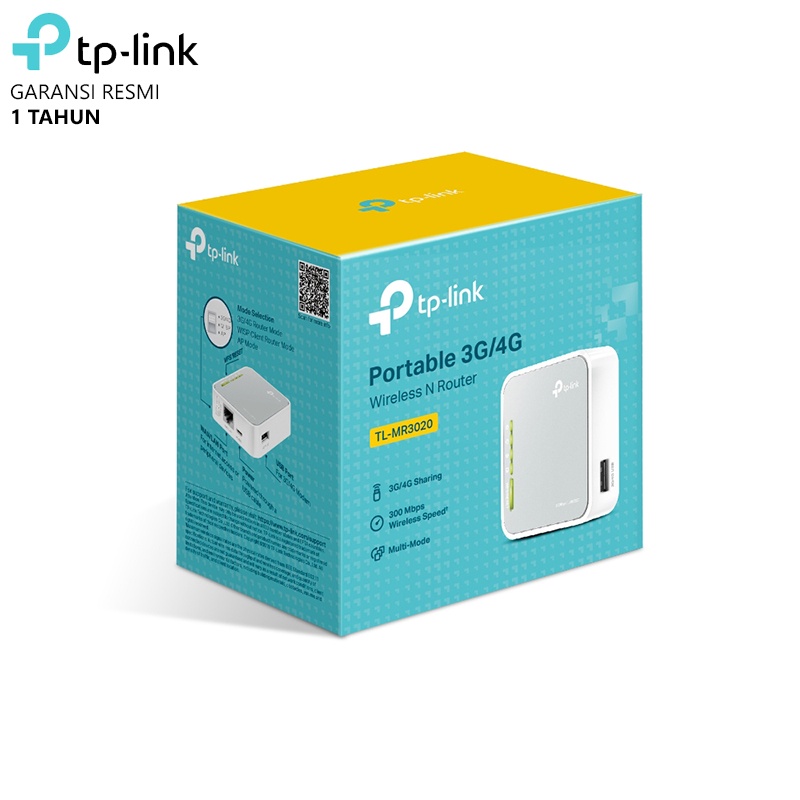 TP-Link TL-MR3020 Portable 3G/4G Wireless N Router