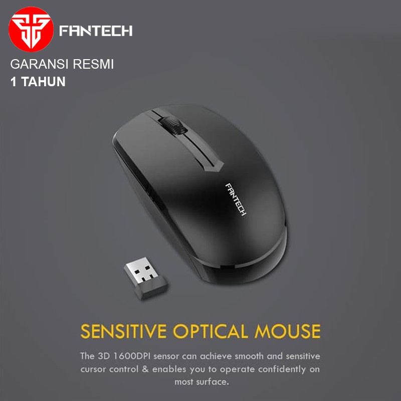 Fantech Keyboard Mouse Wireless WK893