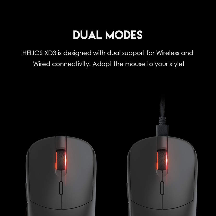 Fantech Helios XD3 Mouse Gaming Pro Wireless RGB