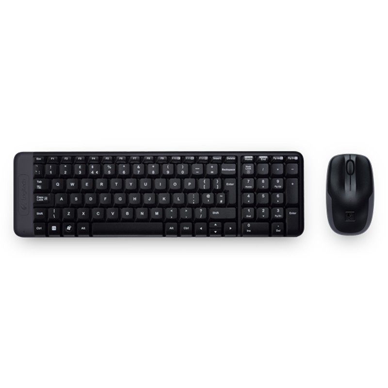 Logitech MK220 Wireless Keyboard dan Mouse Combo
