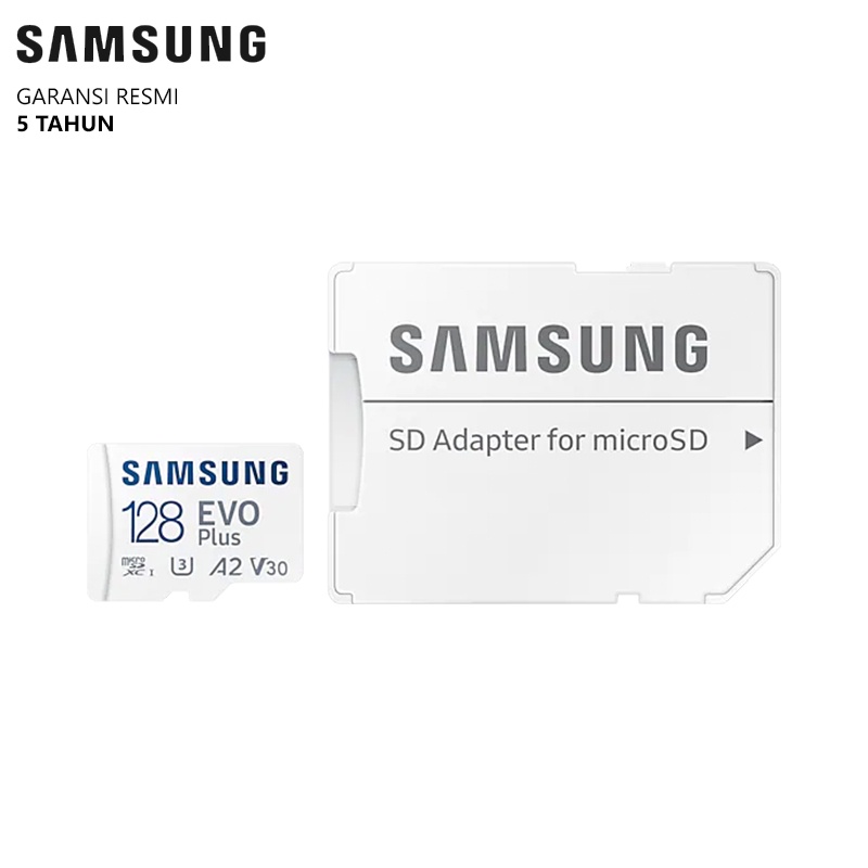 Samsung EVO Plus Micro SD With Adapter 130Mbps 128GB