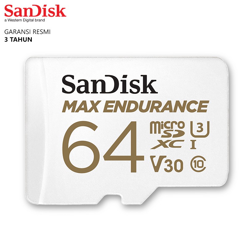 SanDisk Max Endurance 64GB Micro SD 100MBps MicroSDXC