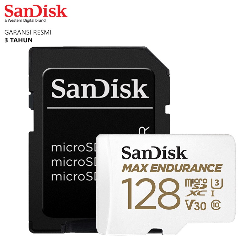 SanDisk Max Endurance 128GB Micro SD 100MBps MicroSDXC