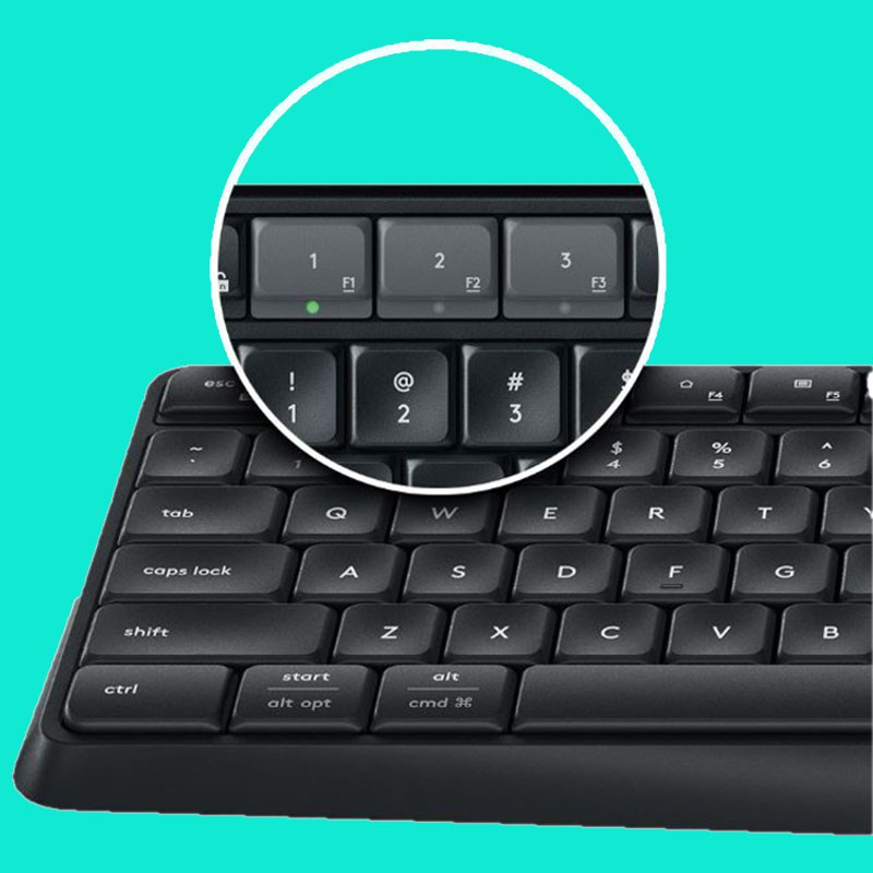 Logitech K375s Keyboard Wireless Bluetooth Multi Device