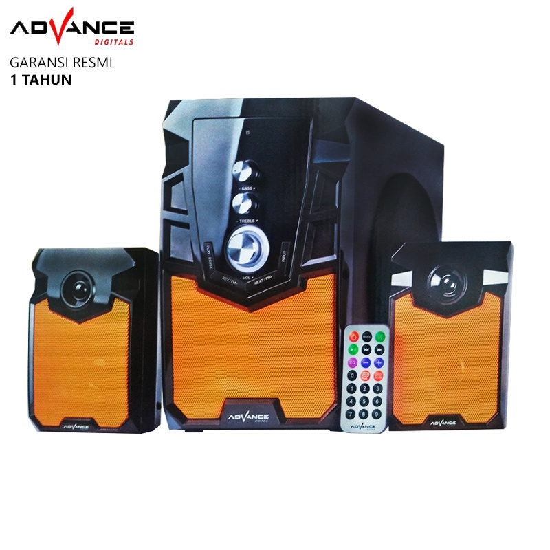 Advance M310BT PLUS Speaker Aktif 2.1 Bluetooth Multimedia Subwoofer BASS With Remote