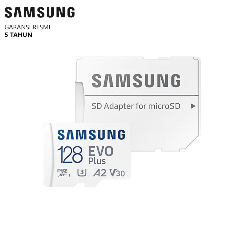 Samsung EVO Plus Micro SD With Adapter 130Mbps 128GB