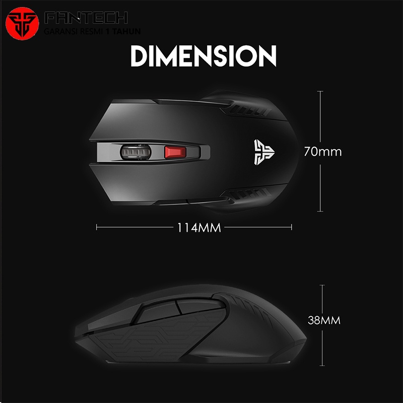 Fantech RAIGOR II WG10 Mouse Gaming Wireless