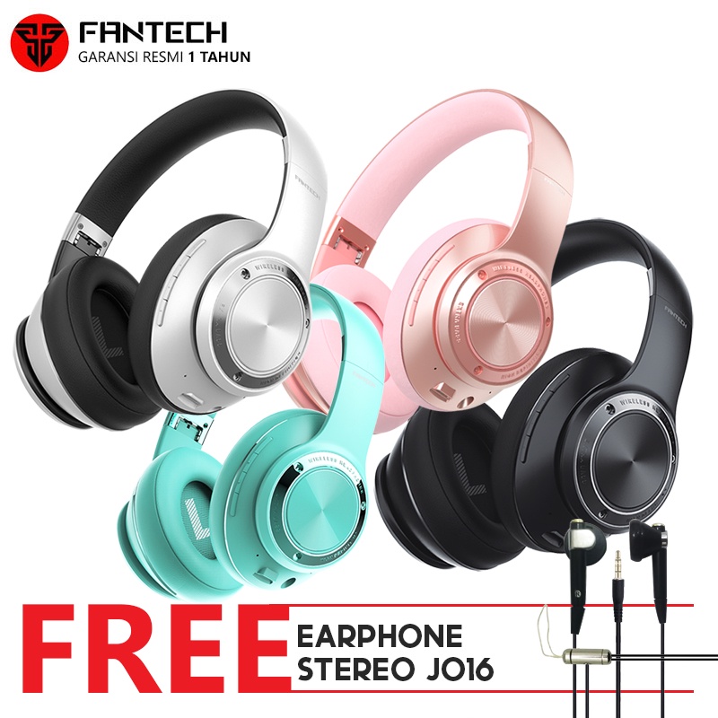 Fantech WH01 Headphone Bluetooth Headset Wireless Low Latency