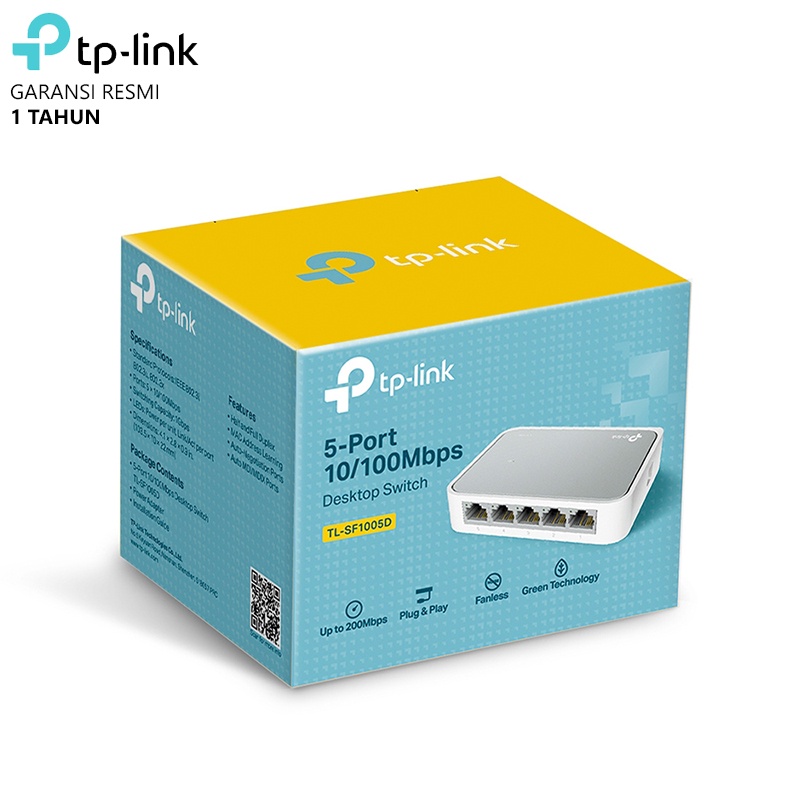 TP-Link Desktop Switch TL-SF1005D 5-Port 10/ 100Mbps Desktop Switch