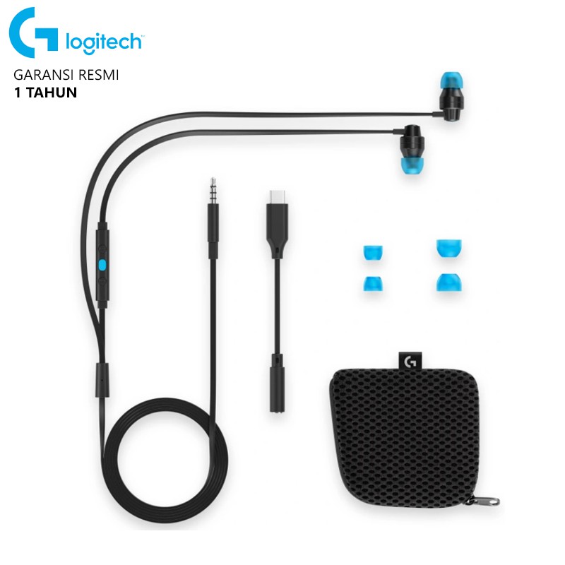 Logitech G333 In Ear Gaming Earphone with Mic