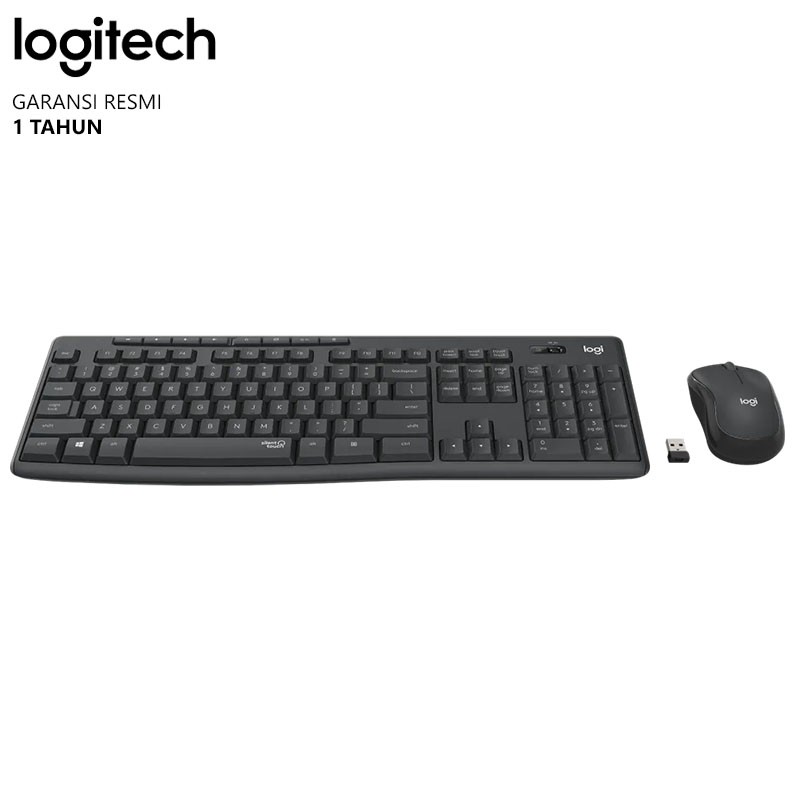 Logitech MK295 Silent Wireless Combo Keyboard dan Mouse