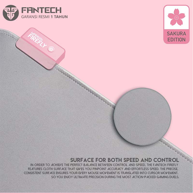 Fantech Firefly MPR800S Sakura Edition Mousepad Gaming RGB