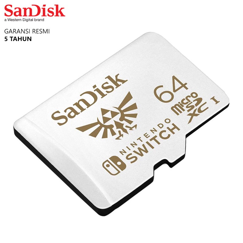 SanDisk Nintendo Switch Micro SD 64GB 100MBps