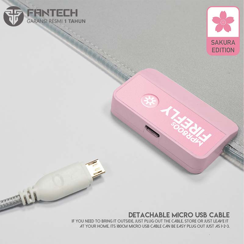 Fantech Firefly MPR800S Sakura Edition Mousepad Gaming RGB