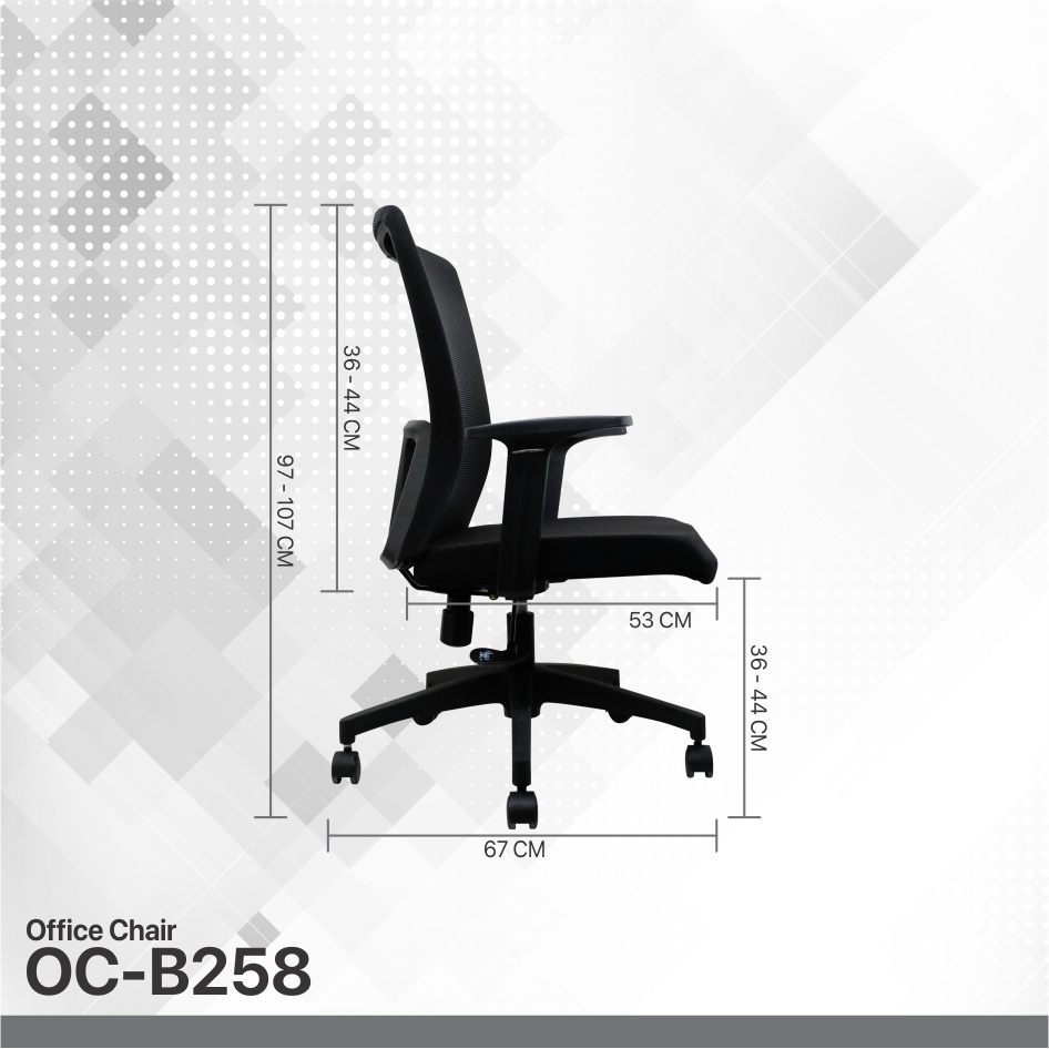 Fantech OCB258 Kursi Kerja Kantor Premium Office Chair