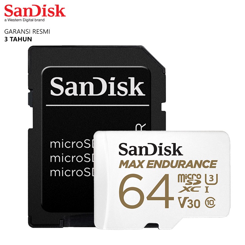 SanDisk Max Endurance 64GB Micro SD 100MBps MicroSDXC