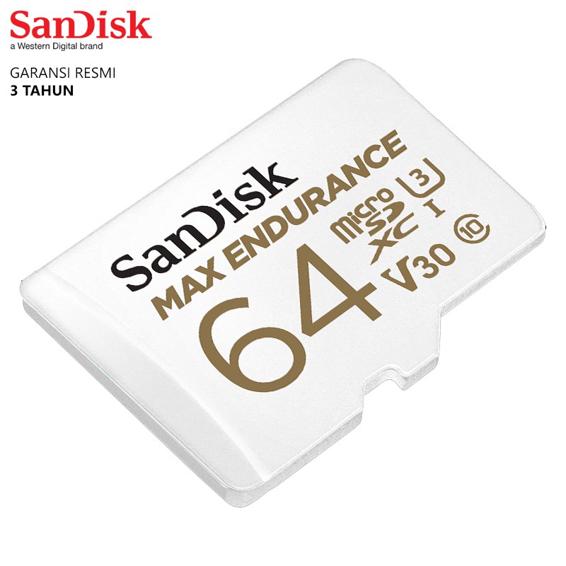 SanDisk Max Endurance 64GB Micro SD 100MBps MicroSDXC